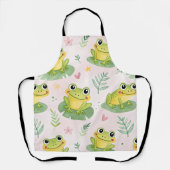 Cute frogs Pattern Schort (Voorkant)
