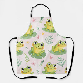 Cute frogs Pattern Schort