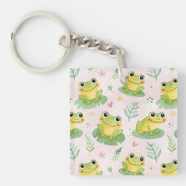 Cute frogs Pattern Sleutelhanger