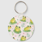 Cute frogs Pattern Sleutelhanger (Voorkant)