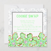 Cute Frosted Sugar Cookie Exchange Invitation de v (Devant)