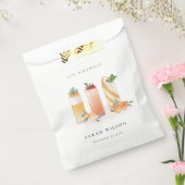 Cute Fruit Cocktail Sinaasappel Blush Any Age Birt Bedankzakje (Gezegeld)