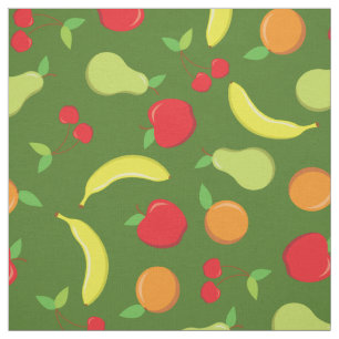 Cute Fruit Kitchen Apple Oranje Banana Pear Cherry Stof