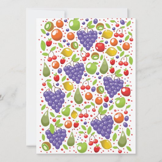 Cute Fruit patroon (Voorkant)
