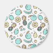 Cute Fruit Pattern Summery Thleed Magneet (Voorkant)