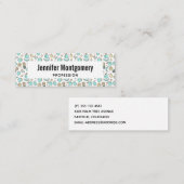 Cute Fruit Pattern Summery Thleed Mini Visitekaartje (Voorkant / Achterkant)