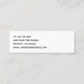 Cute Fruit Pattern Summery Thleed Mini Visitekaartje (Achterkant)