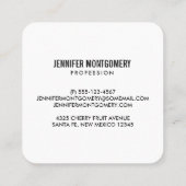Cute Fruit Pattern Summery Thleed Vierkante Visitekaartje (Achterkant)