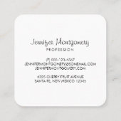 Cute Fruit Pattern Summery Thleed Vierkante Visitekaartje (Achterkant)