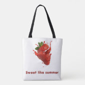 Cute Fruit Pattern Tote Bag (Achterkant)