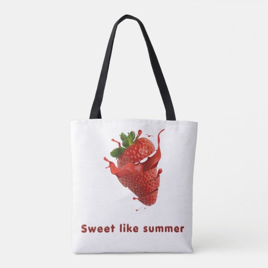 Cute Fruit Pattern Tote Bag (Dos)