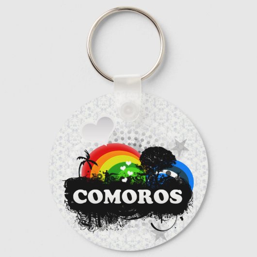 Cute Fruity Comoros Sleutelhanger (Voorkant)