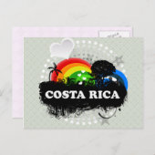 Cute Fruity Costa Rica Briefkaart (Voorkant / Achterkant)