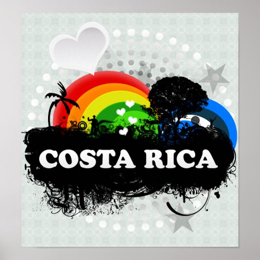 Cute Fruity Costa Rica Poster (Voorkant)
