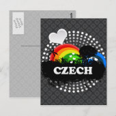 Cute Fruity Czech Briefkaart (Voorkant / Achterkant)