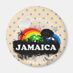 Cute Fruity Jamaica Magneet