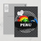 Cute Fruity Peru Briefkaart (Voorkant / Achterkant)