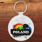 Cute Fruity Poland Sleutelhanger (Voorkant)