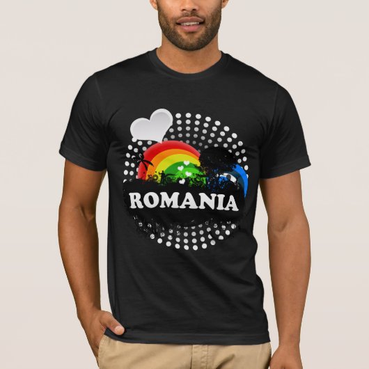 Cute Fruity Roemenië T-shirt (Voorkant)