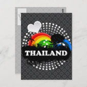 Cute Fruity Thailand Briefkaart (Voorkant / Achterkant)