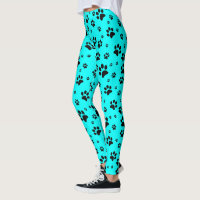 Cute Fun Black op Bright Blauwgroen cyaanschildera