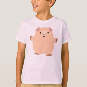 Cute Fun Cartoon Pig Children T shirt