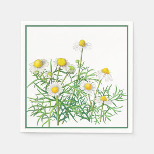 Cute Fun  Chamomile Flowers Servet