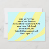Cute Fun Class Reunion Invitations Casual Party Kaart (Achterkant)
