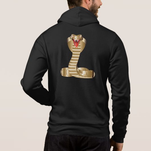 Cute Fun Cool Exotic Beauty Unique Sparkle Snake Hoodie (Achterkant)