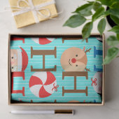Cute Fun "Ho-Ho-Ho" Christmas Script Decoupage Tissuepapier (Geschenk)
