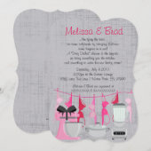 Cute Fun Keuken Ondergoed Bruidsmeisje Uitnodiging (Voorkant / Achterkant)
