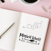 Cute Fun Magical Work Teacher Gift Zelfinktende Stempel