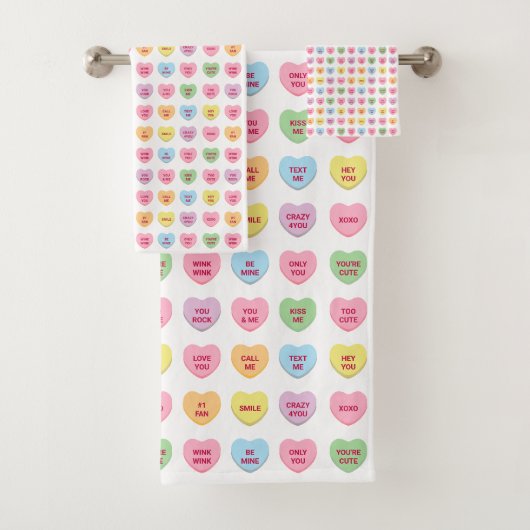 Cute fun pastel conversation personnalisée coeurs (En situation)