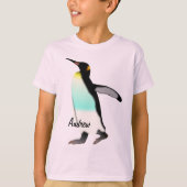 Cute Fun Proud Emperor Penguin Persoonlijk T-shirt (Voorkant)
