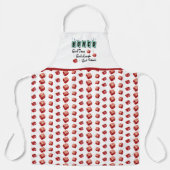Cute Fun Red Dice Retro Bunco Schort (Voorkant)