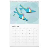 Cute Fun Shoe Calendar Kalender (Mar 2026)