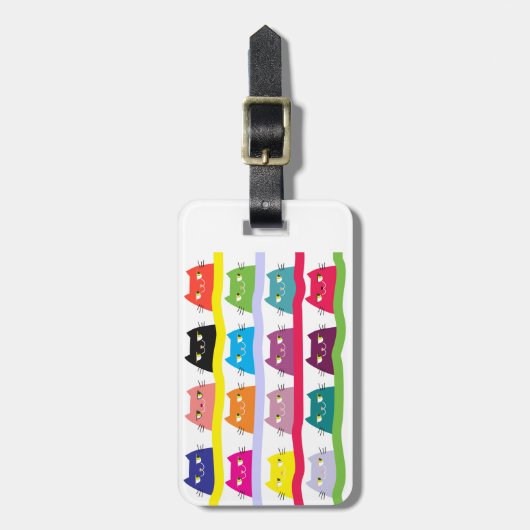 Cute Funny Bagagelabel (Voorkant verticaal)