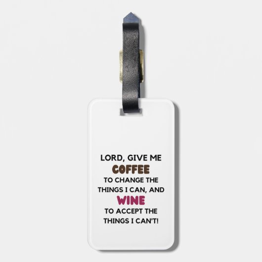 Cute Funny Bagagelabel (Achterkant verticaal)