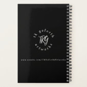 Cute Funny Beagle Dog Modern Trendy Planner (Achterkant)