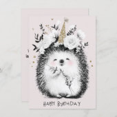Cute Funny Birthday Card (Voorkant / Achterkant)