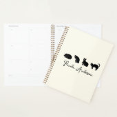  Cute Funny Black Cat Planner (Display)