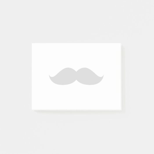 Cute Funny Black Mustache Post-it® Notes (Voorkant)