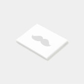 Cute Funny Black Mustache Post-it® Notes (Schuin)