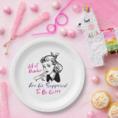 Cute Funny Bunco Party Papieren Bordje (Feest)