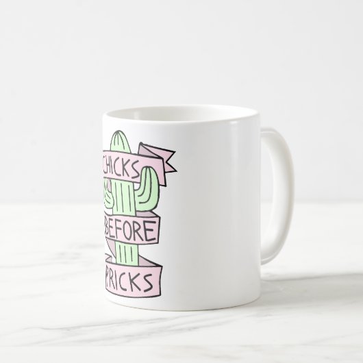Cute Funny Cactus Mug (Devant droit)