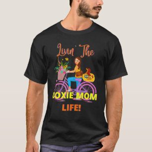 Cute Funny Casual Dachshund Livin the Doxie Ma Li T-shirt