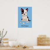 Cute & Funny Chien nom et affiche couleur personna (Cuisine)