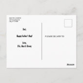 Cute Funny Coolest Popsicle Vaderdag Briefkaart (Achterkant)