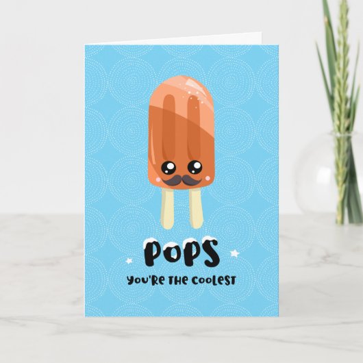 Cute Funny Coolest Popsicle Vaderdag Kaart (Voorkant)