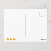 Cute Funny Ducks Puns Quote Briefkaart (Achterkant)